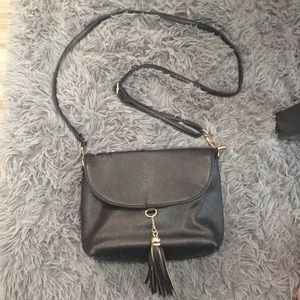 Black Tassel Crossbody Bag